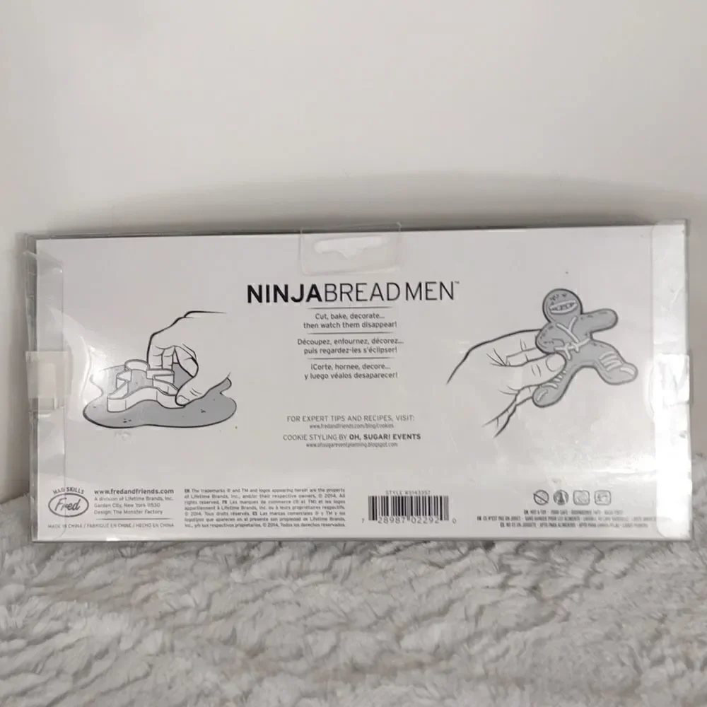 Ninja Bread Men Cookie Cutters